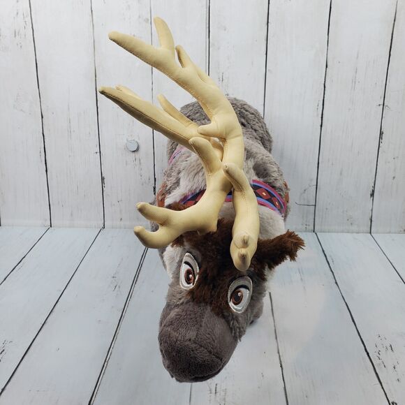 Sven Reindeer Moose Frozen 15" Large Stuffed soft Plush Disney Store Authentic - Picture 2 of 14